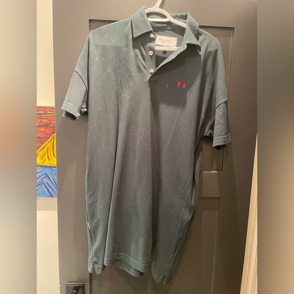 Province of Canada Flag Polo Dress Size Small